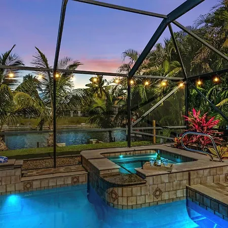 Direct Access Waterfront Villa With Heated Pool & Spa Edgewater Escape Roelens Vacations